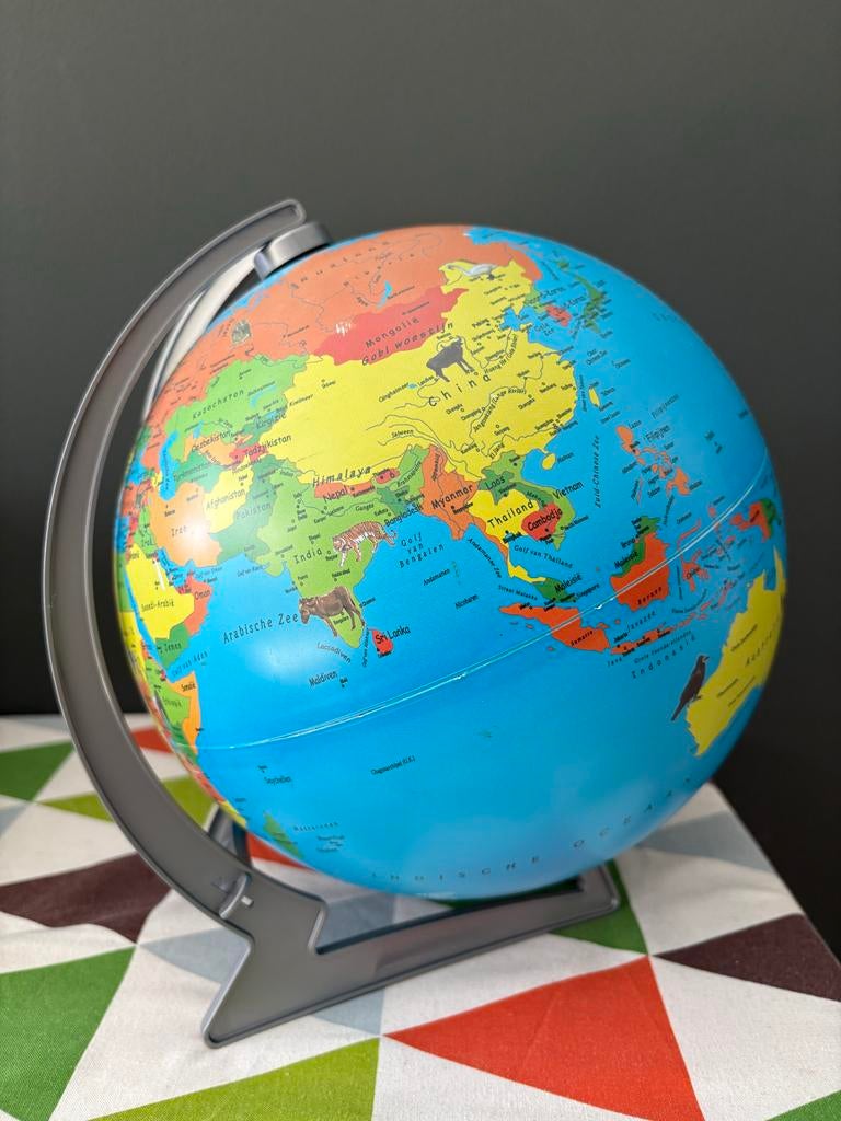 TipToi Globe: Interactieve Wereldbol voor Kinderen, Ophalen of Verzenden, Zo goed als nieuw, Taal en Lezen, Met geluid