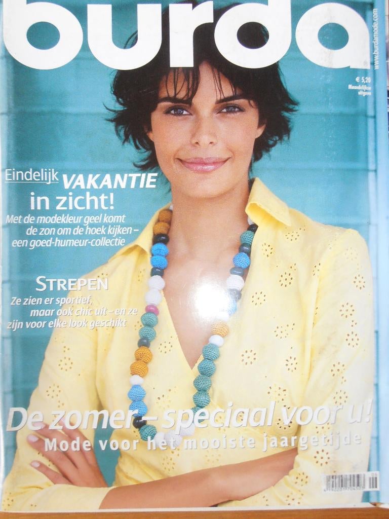 Burda juni 2006 blouses, rokken, jasjes, broeken, jurken, Ophalen of Verzenden, Zo goed als nieuw, Vrouw, Burda