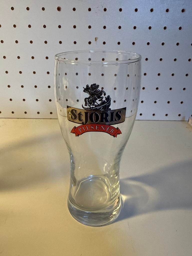 Bierglas St Joris Pilsener, Ophalen of Verzenden, Gebruikt, Bierglas