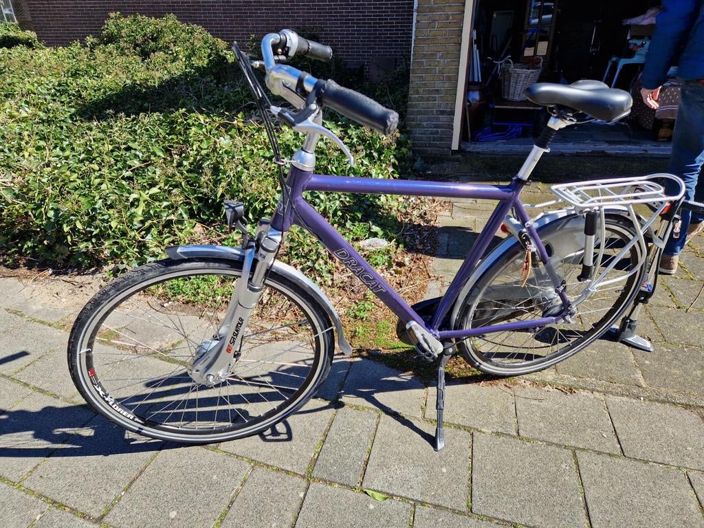 Heren dracat fiets, Fietsen en Brommers, Versnellingen, Zo goed als nieuw, 57 tot 61 cm, Ophalen