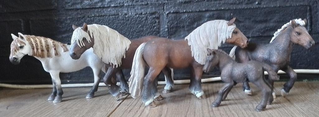 Schleich paardjes, Ophalen of Verzenden, Zo goed als nieuw