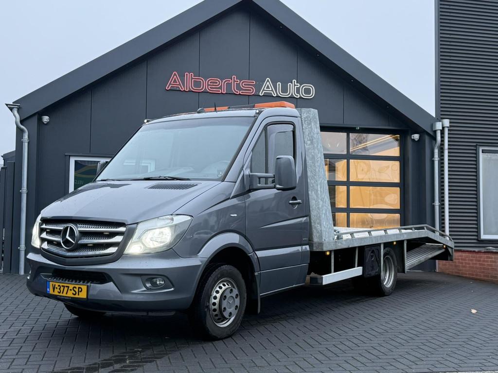 Mercedes-Benz Sprinter 516 CDI OPRIJWAGEN AUTOTRANSPORTER |, Euro 5, Achterwielaandrijving, Gebruikt, Zwart