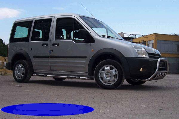 Ford Transit Connect Sidebars met aluminium trede, Niet ingevuld, Niet ingevuld, Niet ingevuld