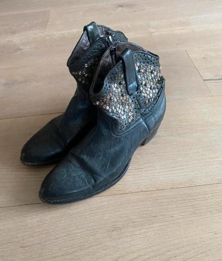 Sendra 40 laarzen, Zwart, Lage of Enkellaarzen, Ophalen of Verzenden, Zo goed als nieuw