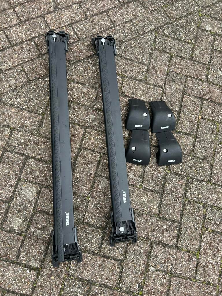 Mercedes-benz c-klasse thule wingbar dakdragers dakdrager, Auto diversen, Dakdragers, Ophalen of Verzenden, Zo goed als nieuw