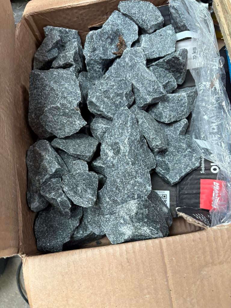 20 kg doos met sauna stenen., Ophalen of Verzenden, Zo goed als nieuw, Toebehoren