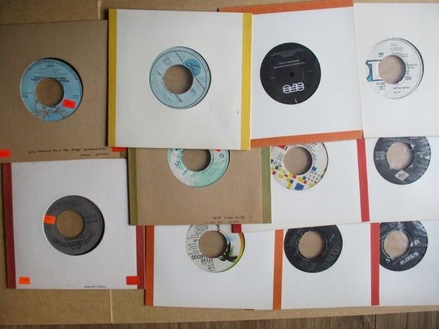 s5487 11 singles 1 koop, Ophalen, Gebruikt, Overige genres, 7 inch