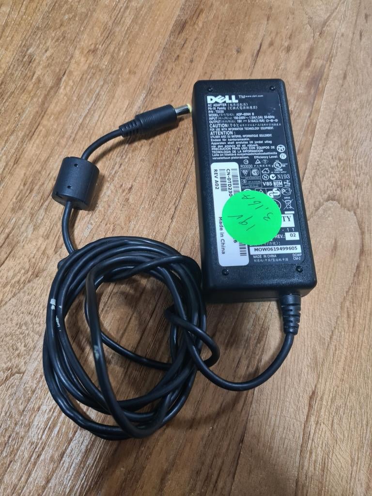 Dell Oplader 19v 3.16 ADP-60NH, Ophalen of Verzenden