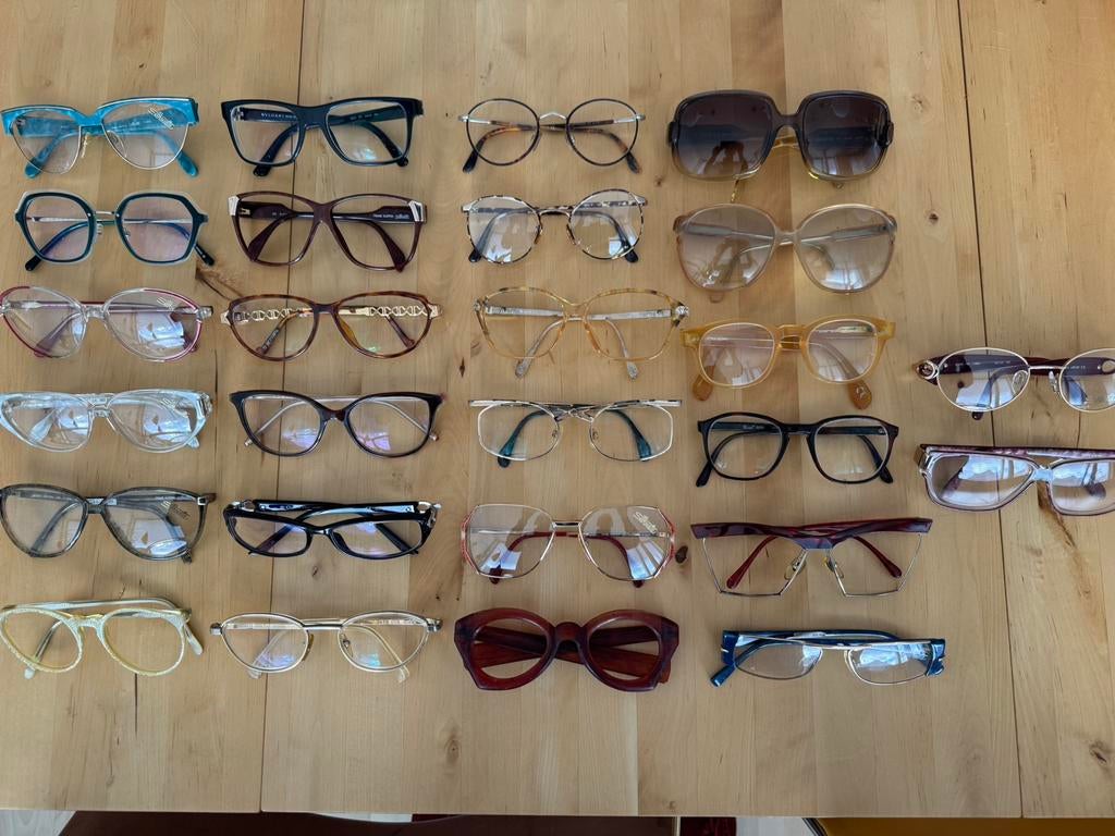 Lot vintage brilnonturen, Overige merken, Gebruikt, Overige kleuren, Verzenden