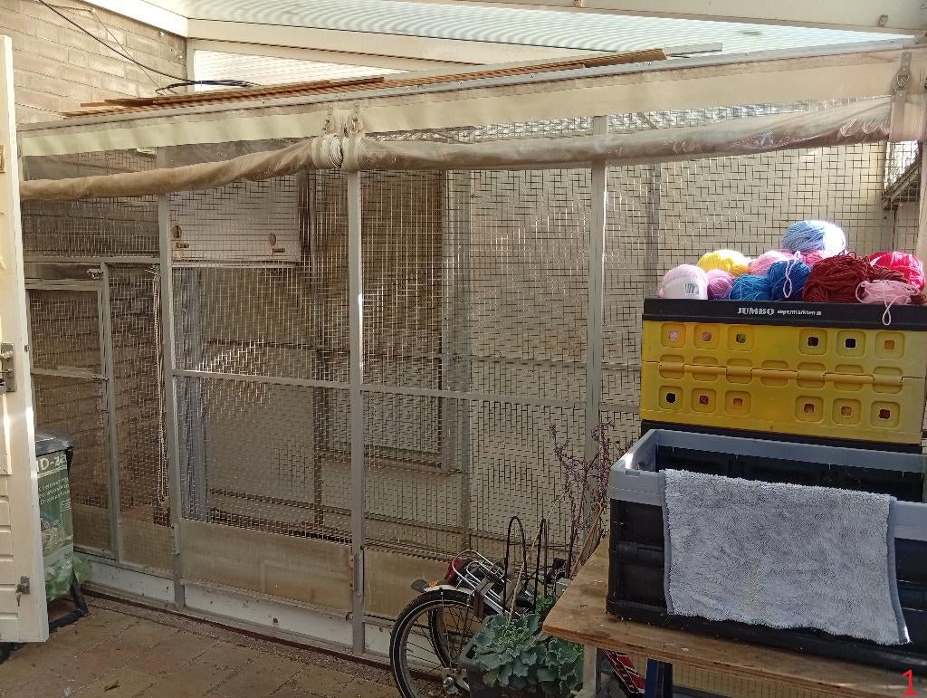 voliere, Ophalen, Gebruikt, Aluminium, Volière