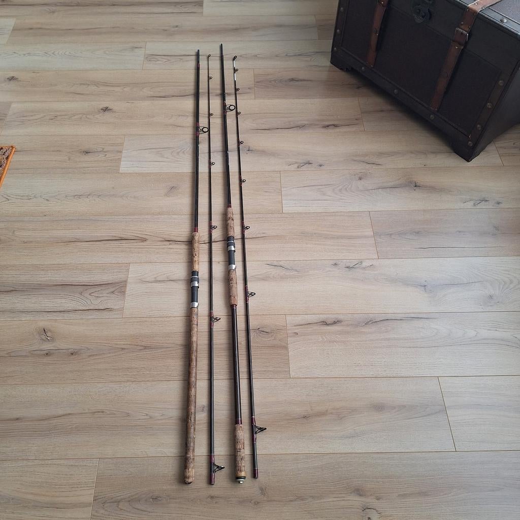 2 X Silstar Kevlar diaflex (spinning en carp) zie foto's, Ophalen, Gebruikt, Werphengel