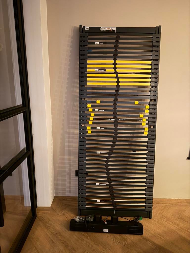BeterBed BossFlex 600 elekt. verstelb. lattenbodem 80x200cm, Ophalen, Eenpersoons, Nieuw, 80 cm