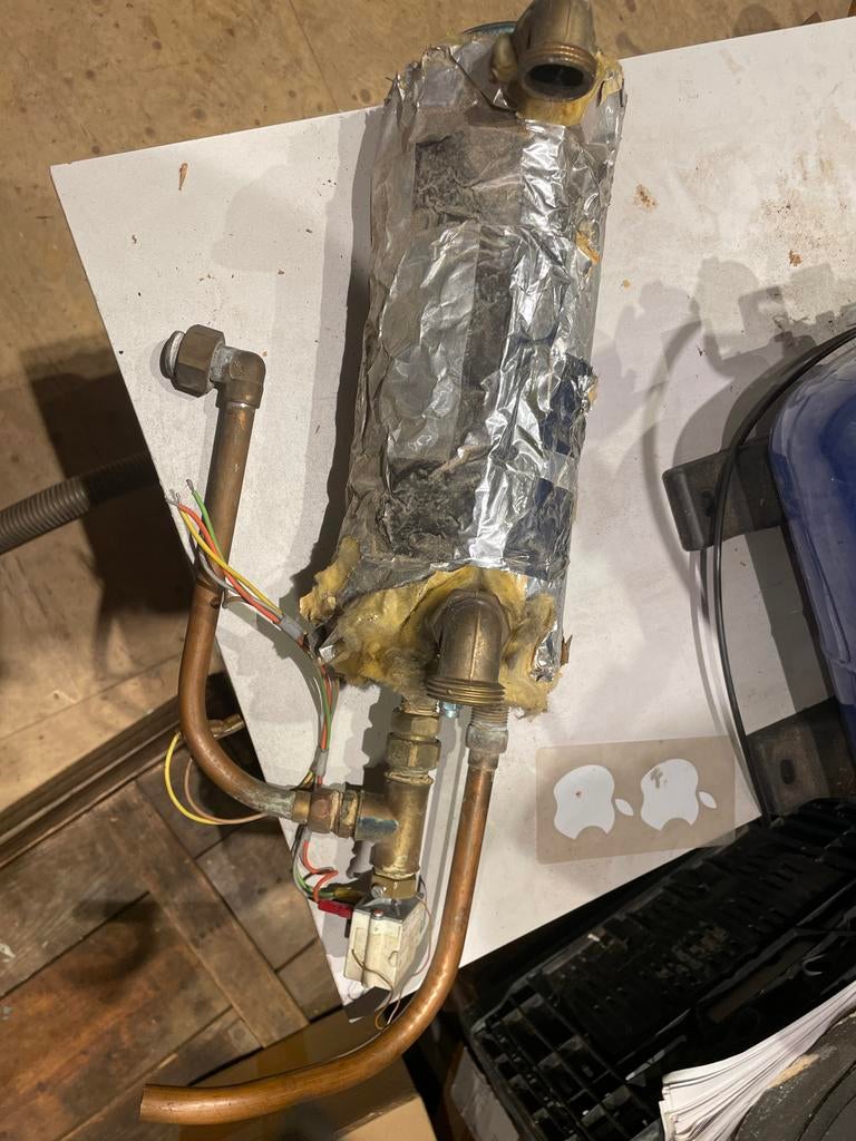 Warmtewisselaar CV-ketel en waterleidingsysteem, Ophalen of Verzenden, Gebruikt, Overige typen