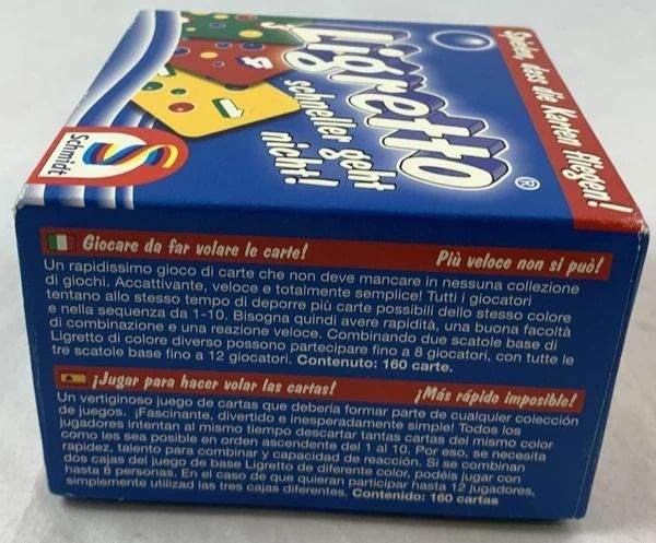 Schmidt Ligretto Blauw Kaartspel Razendsnel Familienspel, Coolsingel 104, 3011 AG Rotterdam, Netherlands, Schmidt, Verzenden, Een of twee spelers
