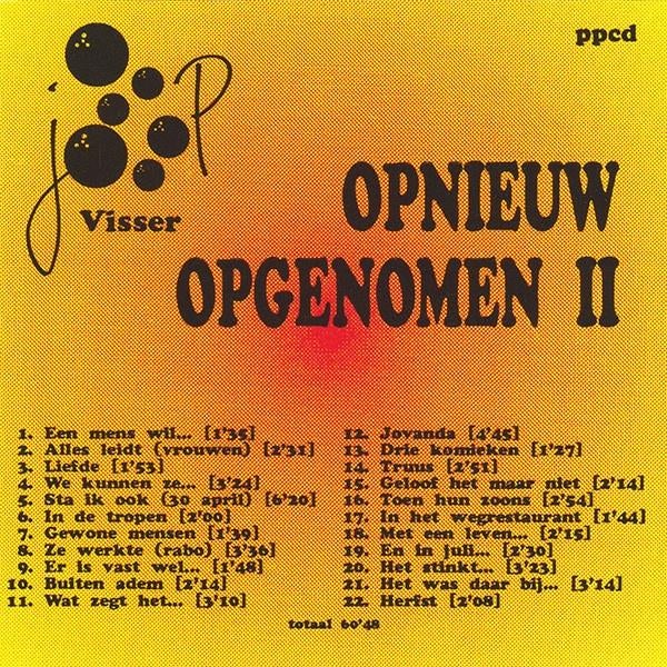 Joop Visser – Opnieuw Opgenomen II, Ophalen of Verzenden, Zo goed als nieuw, Poprock