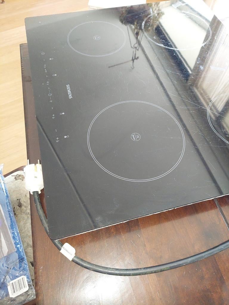 Siemens inductie kookplaat., Witgoed en Apparatuur, Kookplaten, Ophalen, Inbouw, Inductie, 4 kookzones