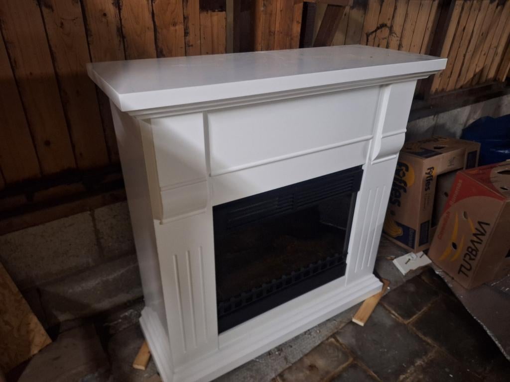 Electrische Openhaard, electrische schouw, Ophalen, Zo goed als nieuw, Vrijstaande haard, Elektrische haard