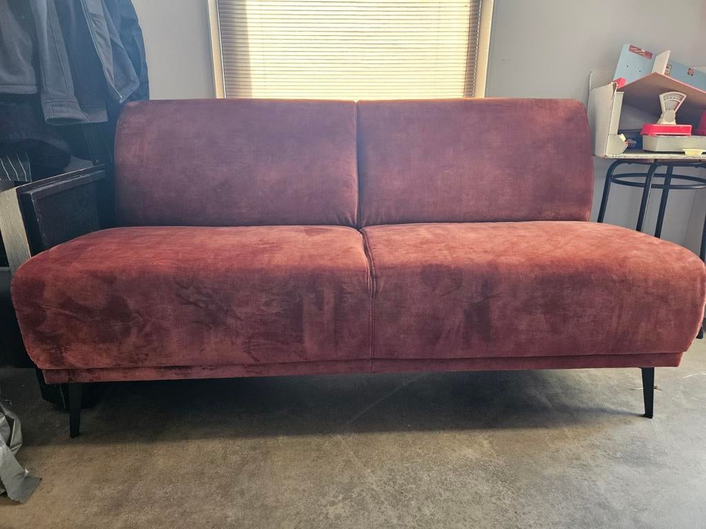 Landelijk twee zits bankje te koop, Huis en Inrichting, Banken | Bankstellen, Ophalen of Verzenden, 75 tot 100 cm, Tweepersoons