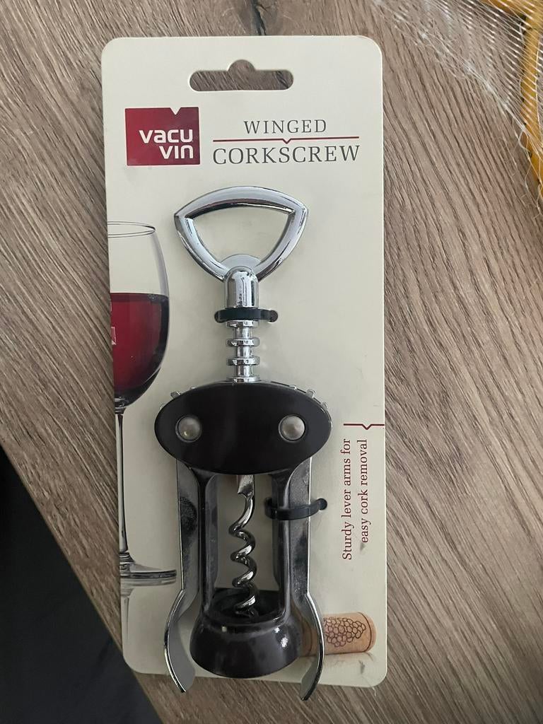 Nieuwe vacuvin kurkentrekker flesopener nieuw, Ophalen of Verzenden, Nieuw