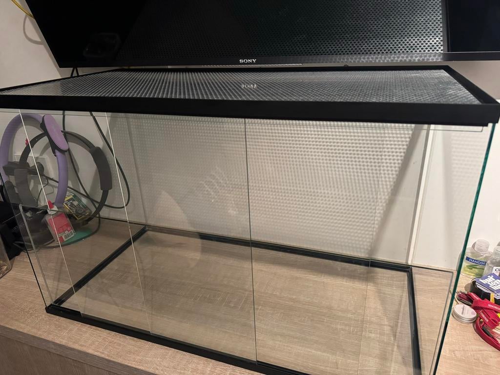 Glazen terrarium voor hamster-scaping 80x50x40 cm, 75 tot 110 cm, Ophalen, Minder dan 60 cm, Hok