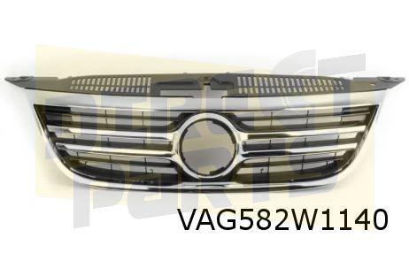 Volkswagen Tiguan (1/08-4/16) -6/11 grille (met chrome sierl, Auto-onderdelen, -, -, Nieuw, Bumper