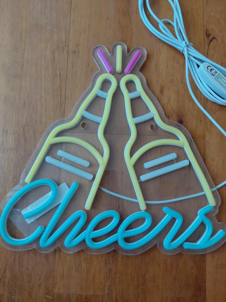 Neon Cheers lamp, Ophalen, Nieuw, Mancave