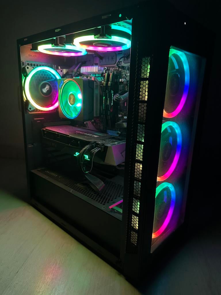 Gaming PC – RTX 3060 Ti / Ryzen 7 / 32GB RAM, Computers en Software, Desktop Pc's, Zo goed als nieuw, 4 Ghz of meer, HDD, Gaming