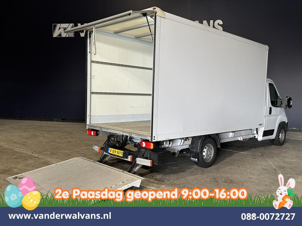 Peugeot Boxer 2.2 BlueHDi 141pk Bakwagen 436cm Lang Laadklep, Auto's, Bestelauto's, Voorwielaandrijving, Stof, Gebruikt, 4 cilinders