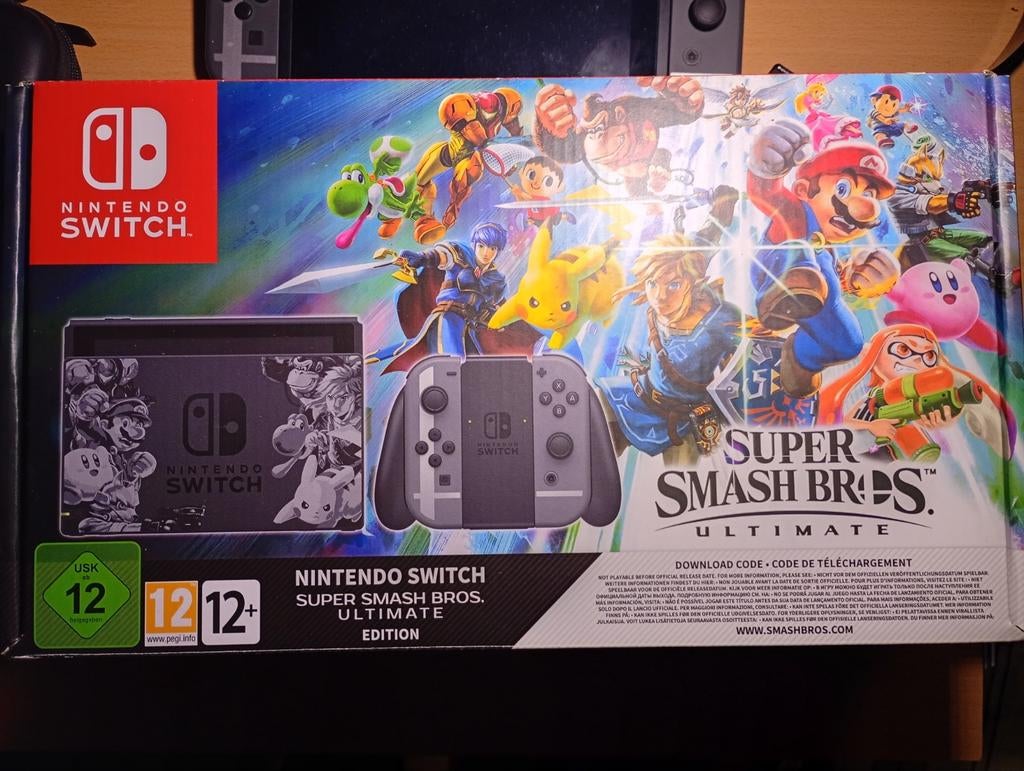 Nintendo Switch Smash Edition - Zo goed als nieuw, Ophalen of Verzenden, Zo goed als nieuw, Met 2 controllers, Switch Original
