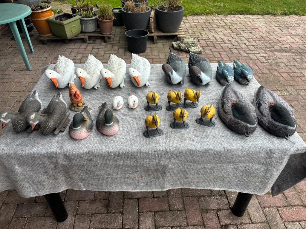 Diverse soorten eenden, lokeenden., Ophalen of Verzenden, Zo goed als nieuw, Beeldje of Figuurtje
