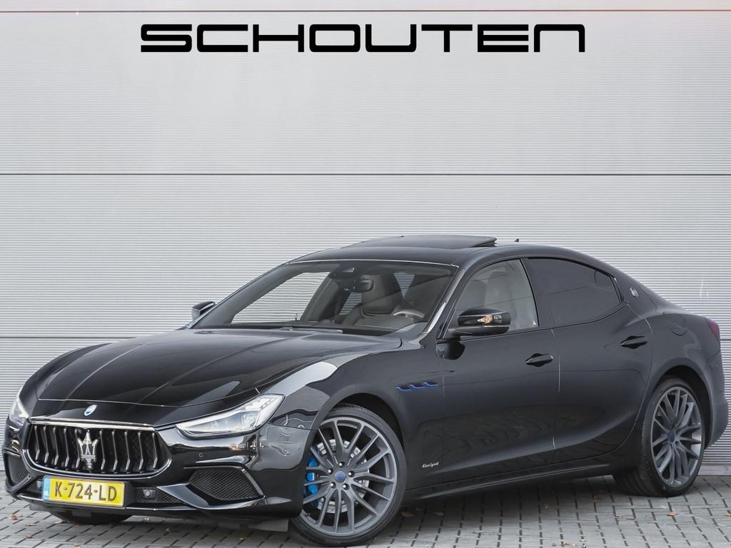 Maserati Ghibli 2.0 MHEV GranLusso Pano ACC H/K CarPlay 360, Auto's, Achterwielaandrijving, Gebruikt, 4 cilinders, Bedrijf