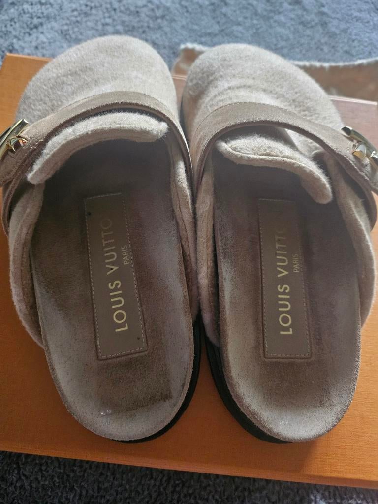 Louis Vuitton muiltjes - Zo goed als nieuw, Beige, Louis Vuitton, Zo goed als nieuw, Sandalen of Muiltjes
