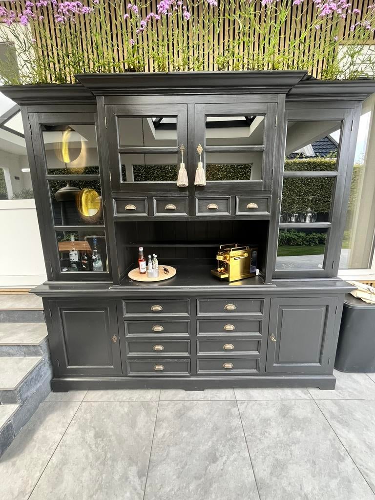 Mooie massieve Buffetkast, Ophalen, Landelijke stijl rievera maison maison sucre suikertuin, Met deur(en), 200 cm of meer