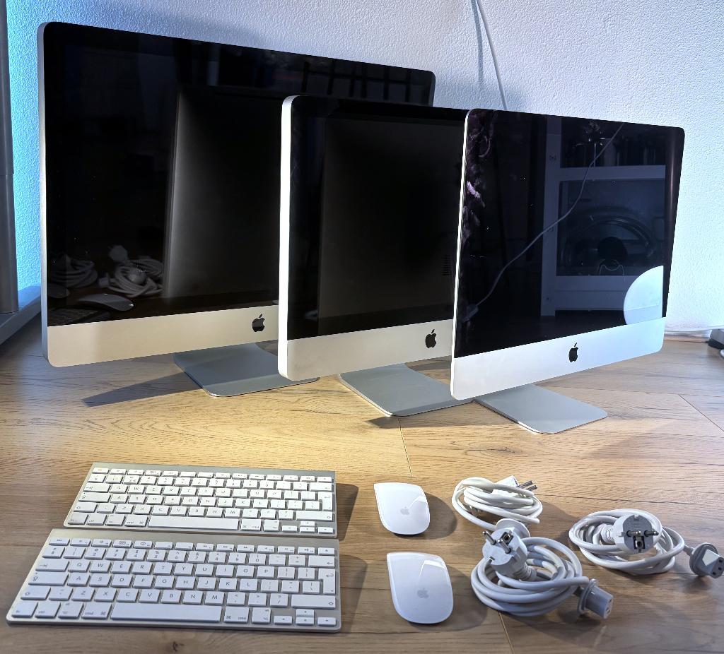 Bundel: 3x Intel iMac (1x 27” & 2x 21,5”), Ophalen, Apple