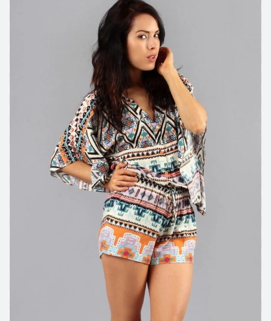 Hale bob jump suit S-M korte broek suit Ibiza boho, Kleding | Dames, Jumpsuits, Overige kleuren, Ophalen of Verzenden, Maat 36 (S)