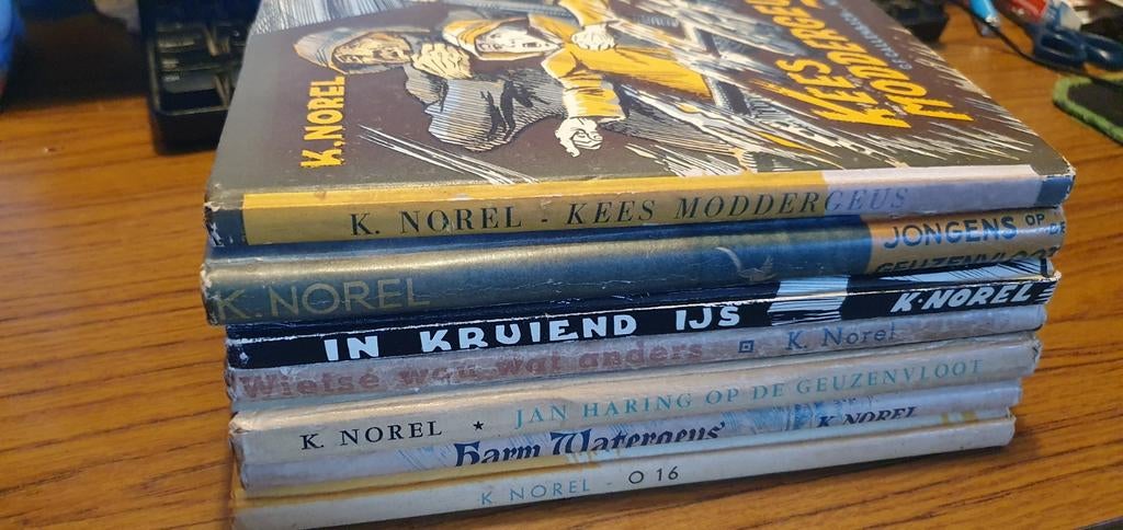 7x K. Norel - zie voor de titels Beschrijving, Boeken, Ophalen of Verzenden, Gelezen, K. Norel, Fictie