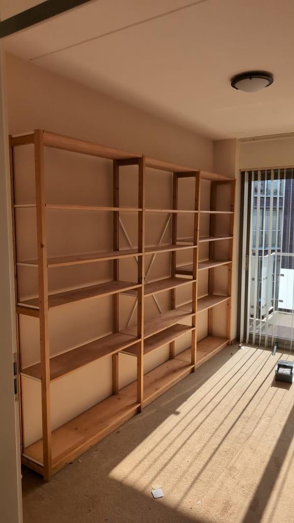 Lundia boekenkast Lundia Stellingkast vintage wandkast, Ophalen, Gebruikt, Nvt, Nvt