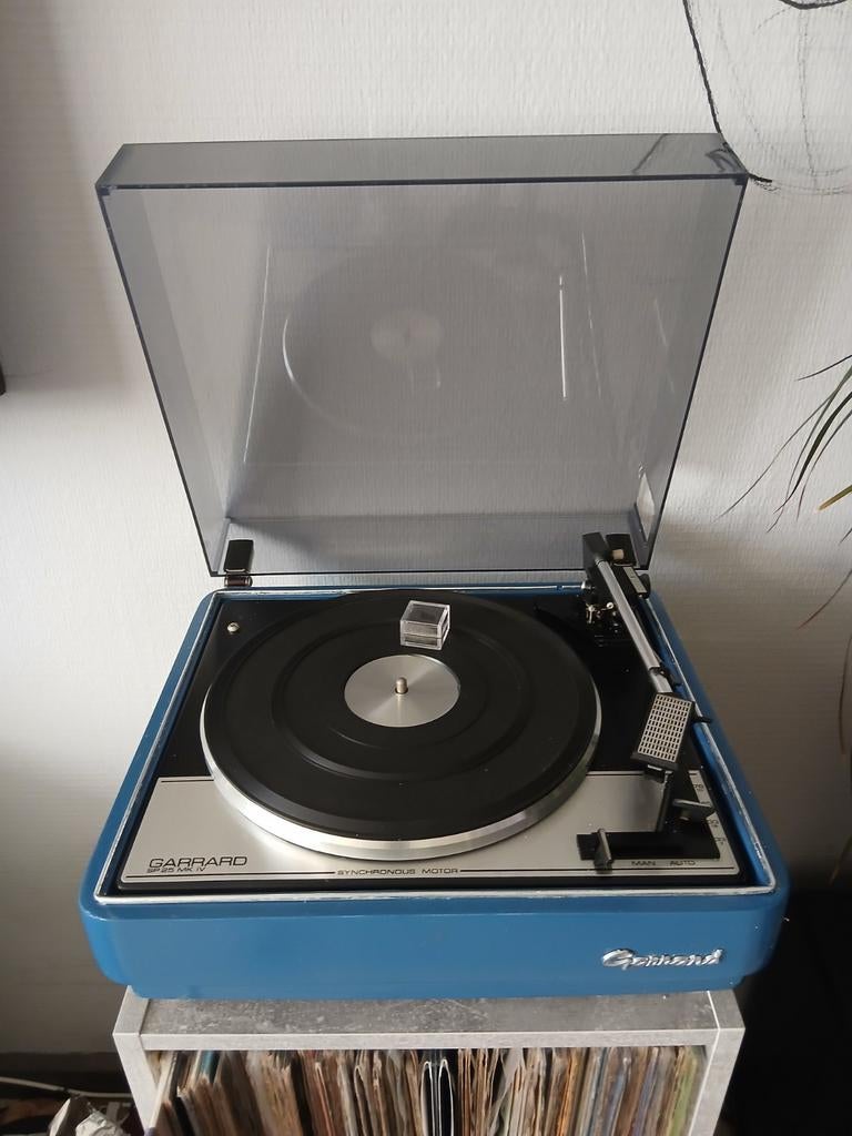 Garrard SP25 MK IV Platenspeler - Vintage Blauw, Ophalen of Verzenden, Overige merken