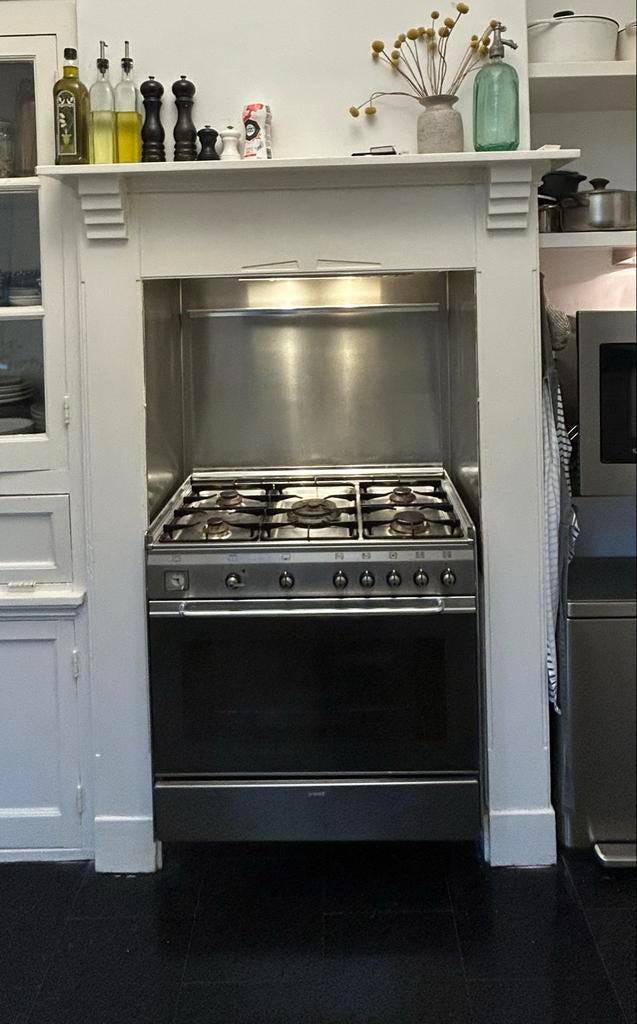 Gratis: Smeg gasfornuis 80 cm met 5 pits gaskookplaat, Witgoed en Apparatuur, Fornuizen, Ophalen, Gebruikt, 60 cm of meer, Gas