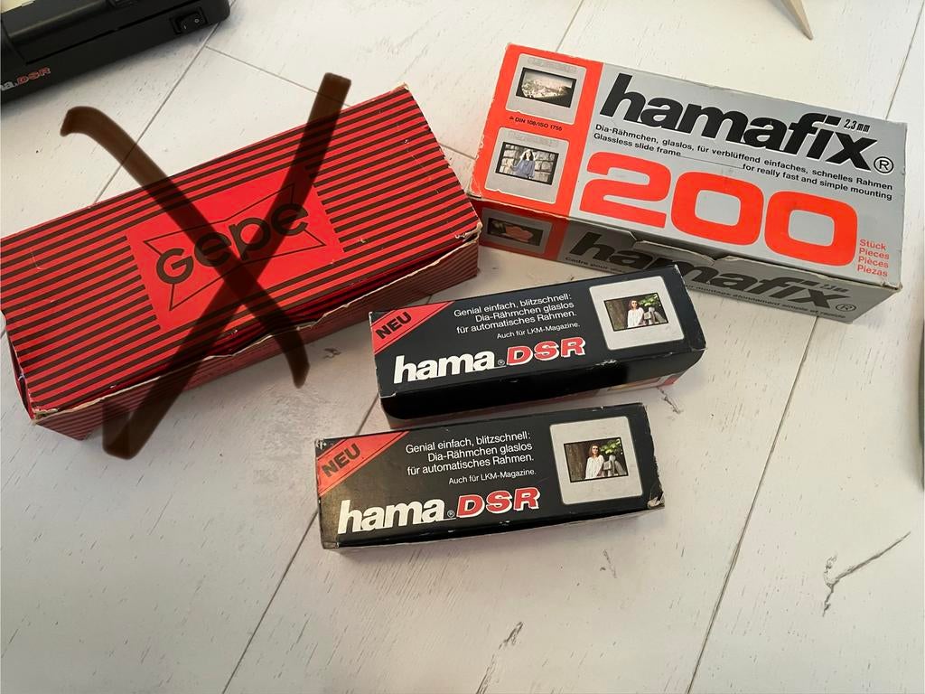 Hamafix, Hama DSR dia raampjes en toebehoren, Ophalen, Gebruikt, Doka-onderdelen