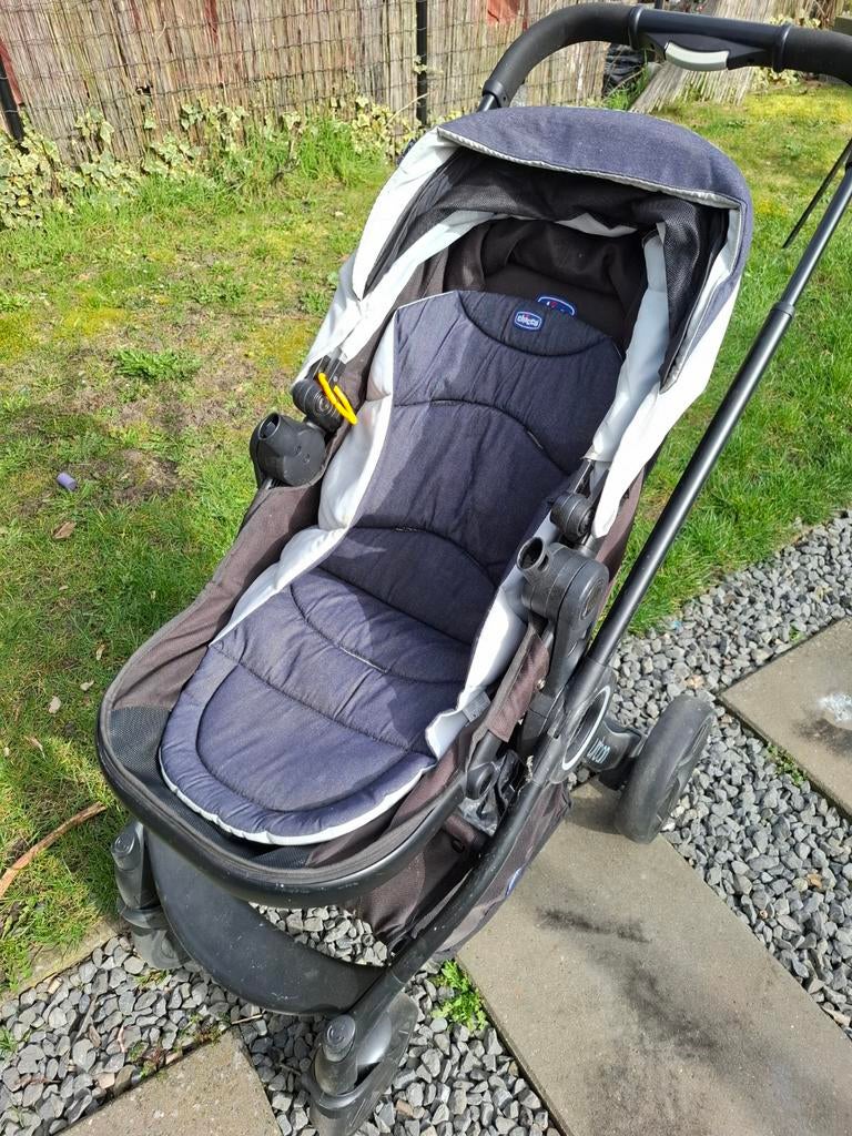 Chicco Urban kinderwagen/combiwagen, Gebruikt, Combiwagen, Verstelbare duwstang, Ophalen