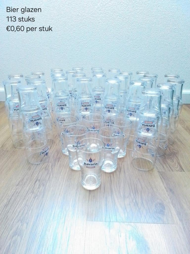 Bierglazen, frisdrankglazen, theeglazen, enz, Huis en Inrichting, Keuken | Servies, Ophalen, Gebruikt, Overige stijlen, Overige materialen