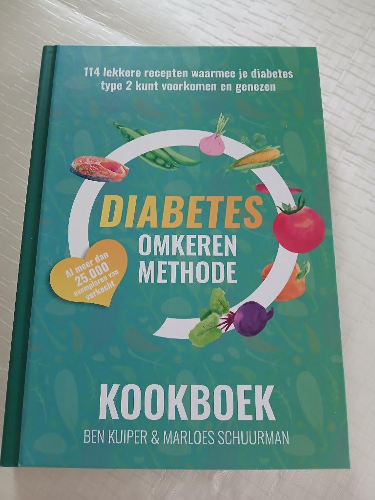 Diabetes omkeren methode kookboek, Boeken, Ophalen of Verzenden, Zo goed als nieuw
