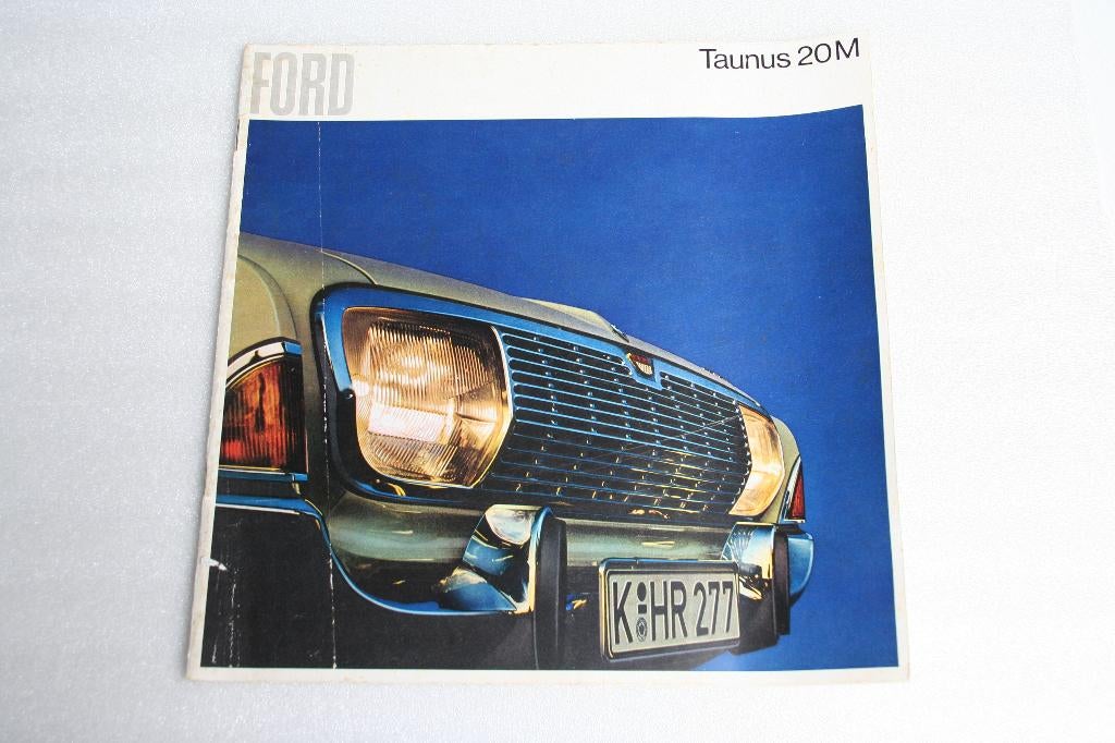 Folder Ford Taunus 20M (1965) (59), Ophalen of Verzenden, Zo goed als nieuw, Ford