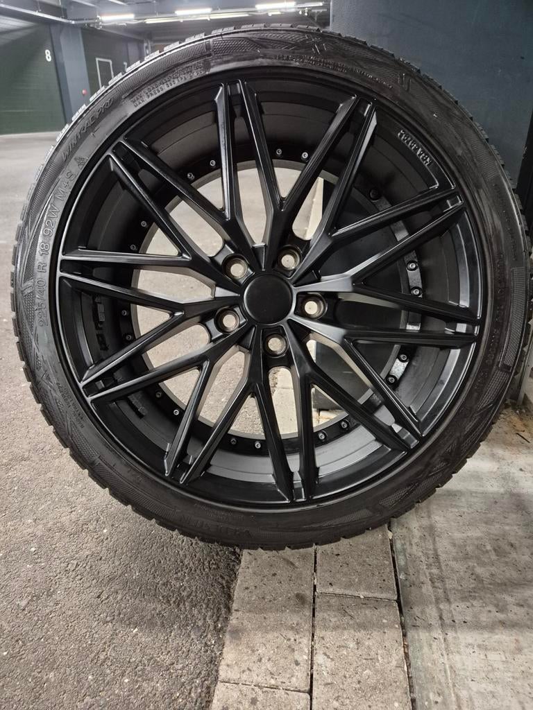 5x114 / 18inch VELGEN + WINTERBANDEN 225 40 18 MET TPMS, Auto-onderdelen, Banden en Velgen, Ophalen, 18 inch, Banden en Velgen
