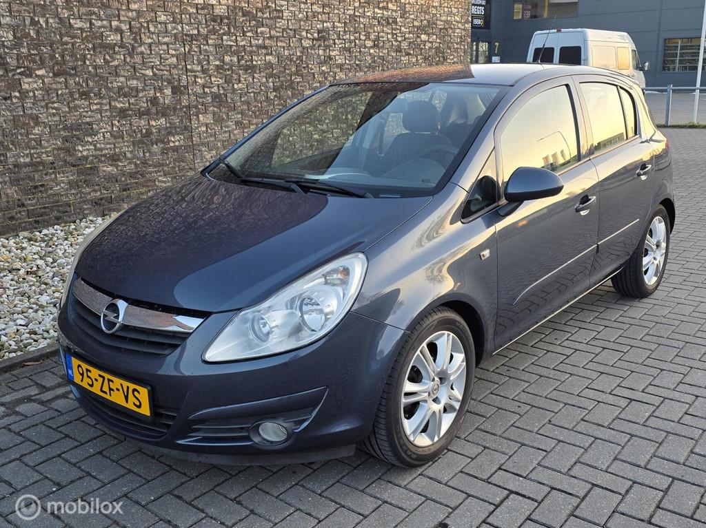 Opel Corsa 1.4-16V Enjoy - Airco - Cruise - Isofix!, Voorwielaandrijving, 1063 kg, Gebruikt, 4 cilinders