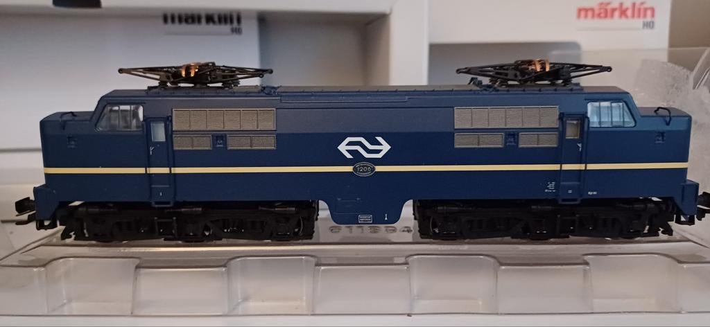 Märklin 37121.1 Serie NS 1206 van de NS ( 60 st. Zeldzaam.), Wisselstroom, Locomotief, Ophalen of Verzenden, Märklin