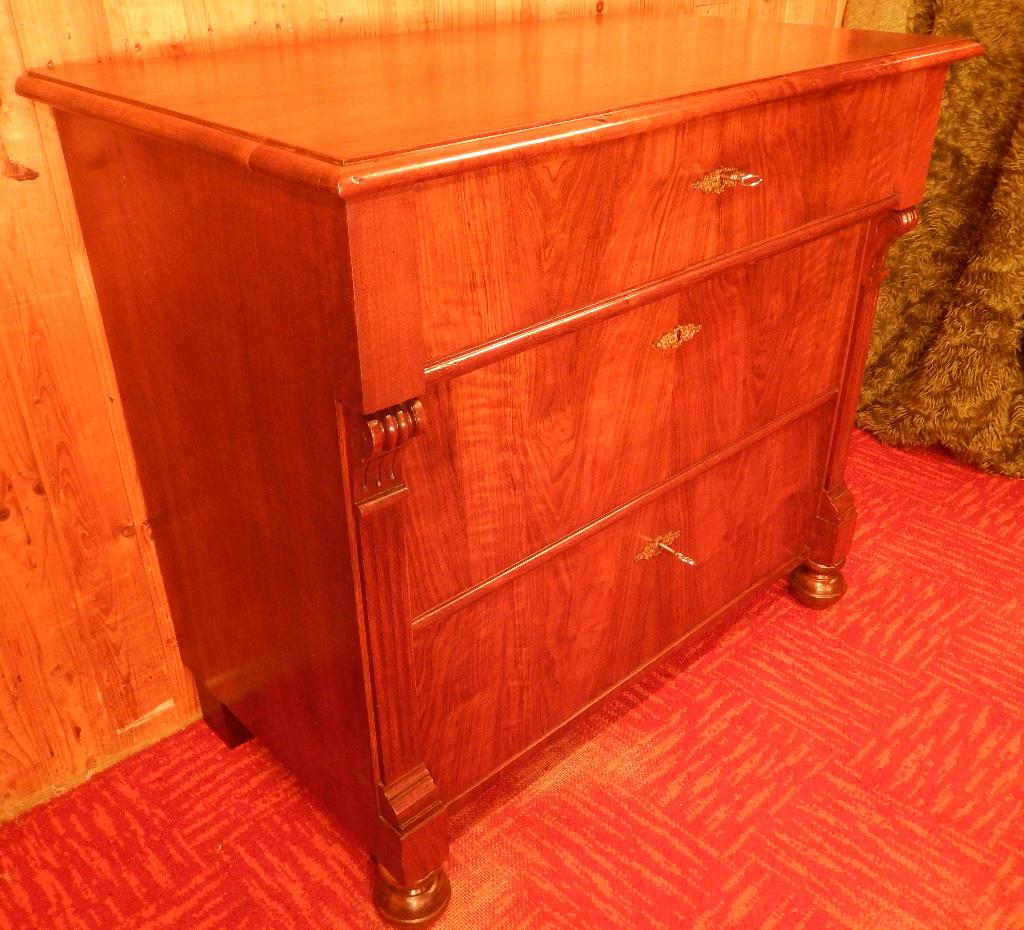 Antiek kast mahonie Laden kast Oude Commode TV meubel, Huis en Inrichting, Ophalen, 50 tot 100 cm, 3 of 4 laden, Antiek, grunderzeit, Vintage, Brocante, Art, Jugenstil