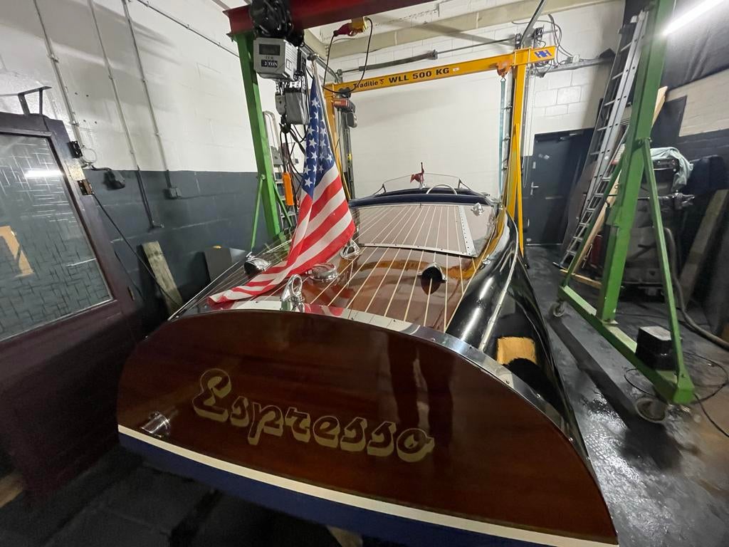 Uniek custom made Chris-Craft 17 Double-Cockpit Barrel Back., Watersport en Boten, Motorboten en Motorjachten, Ophalen, Gebruikt