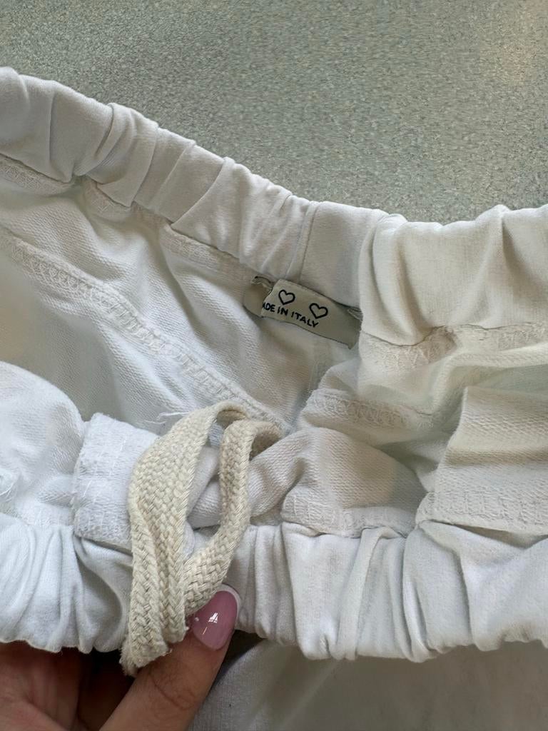Witte comfortabele broek - Made in Italy, Wit, Zo goed als nieuw, Lang, Ophalen